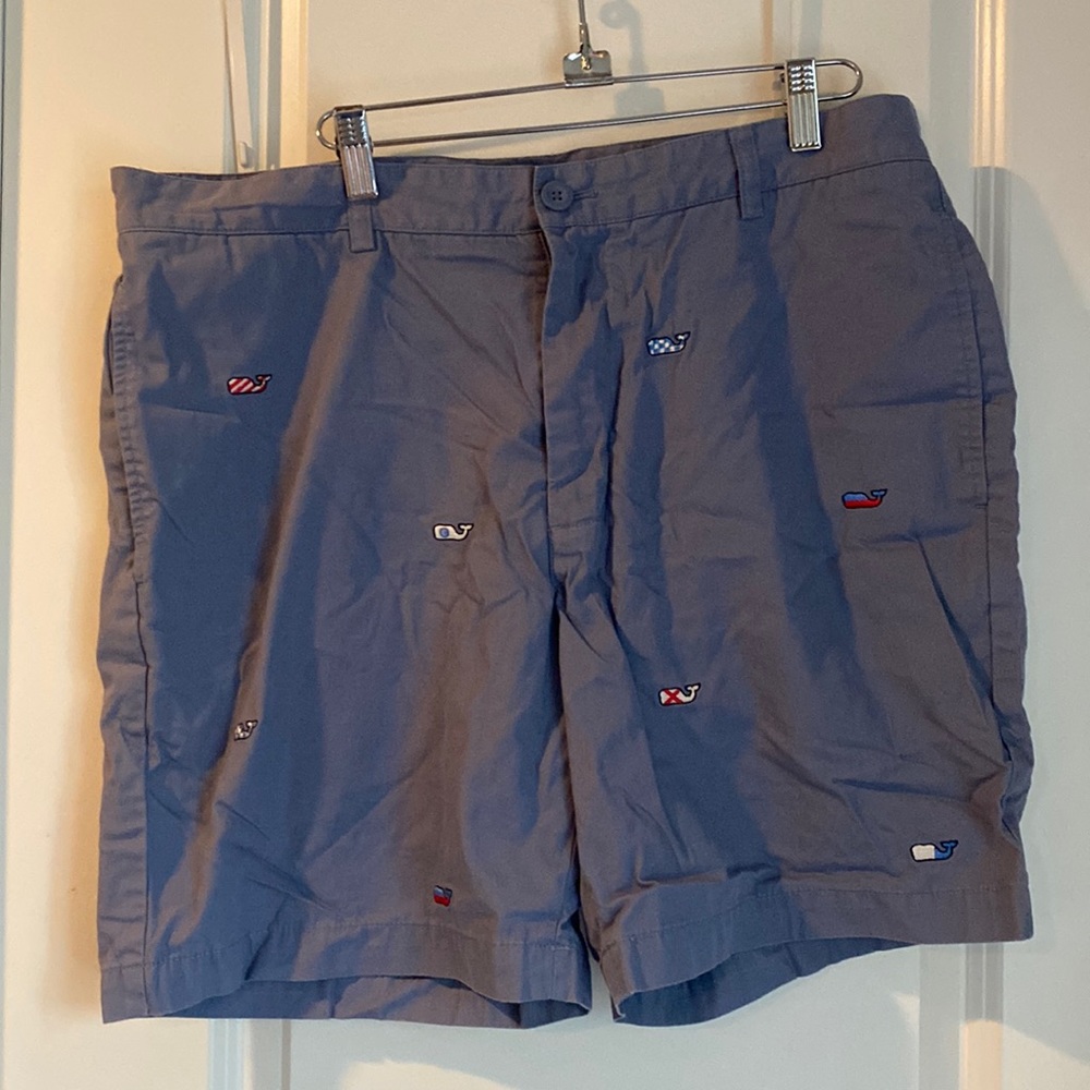 Vineyard Vines Embroidered Whale Nautical Flag Club Short